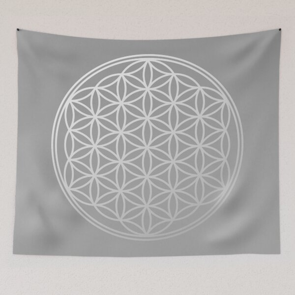 Item preview, Flower of Life - white gradient color designed and sold by knappidesign.