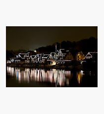 Boat House Row, Philadelphia PA Photographic Print