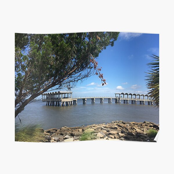 Jekyll Island Fishing Pier Poster