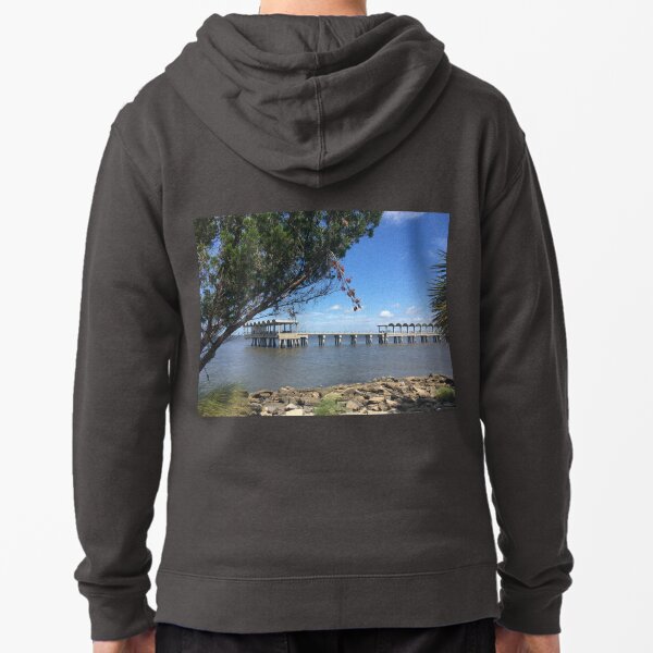 Jekyll Island Fishing Pier Zipped Hoodie