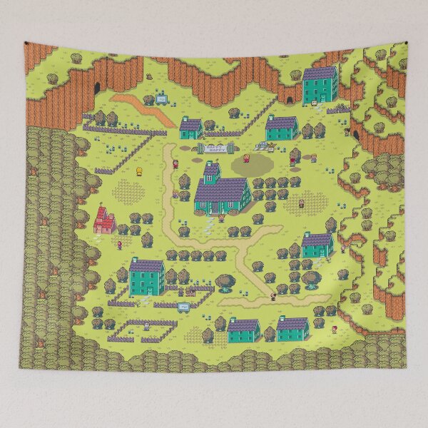 Item preview, Earthbound Happy Happy Village designed and sold by Gin  Neko.