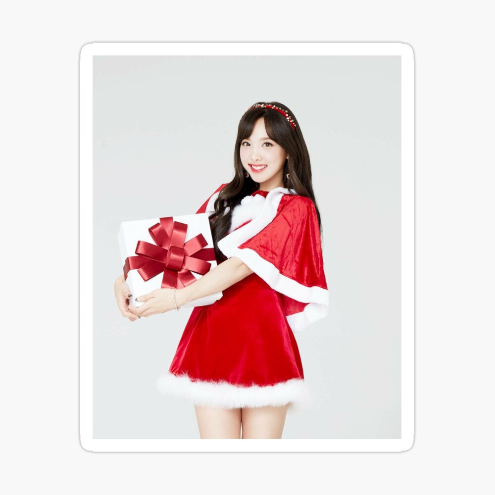 Twice X Sudden Attack Christmas Nayeon Greeting Card By Twiceemporium Redbubble