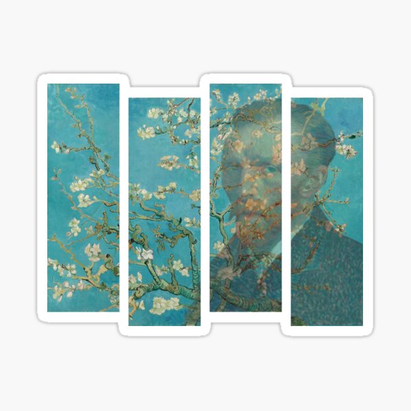 Van Gogh - Almond Blossom Sticker