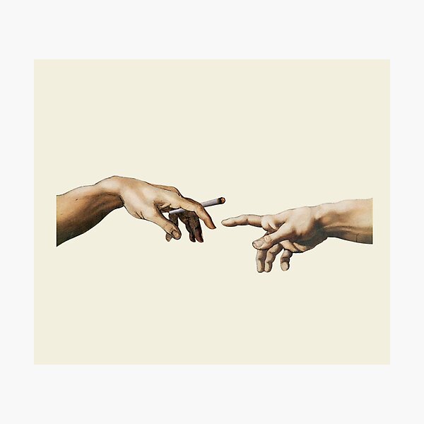 Joint pass - The Creation of Adam Photographic Print