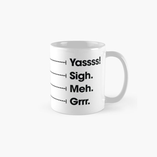 Caffiend - Levels of Yasss! Classic Mug