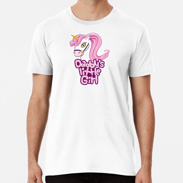 Daddy's Little Girl - Cute Unicorn Premium T-Shirt