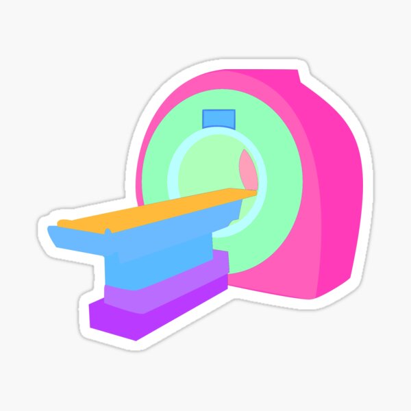 MRI Machine - Color Pop Sticker