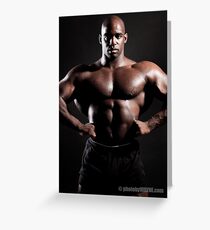 Black Mr Net Greeting Card