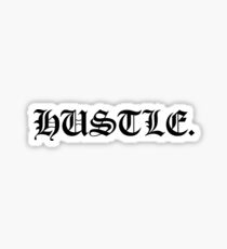 Hustle (Black) Sticker