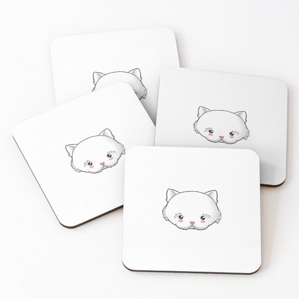 Item preview, White Ragdoll Cat Kawaii designed and sold by karspaul.