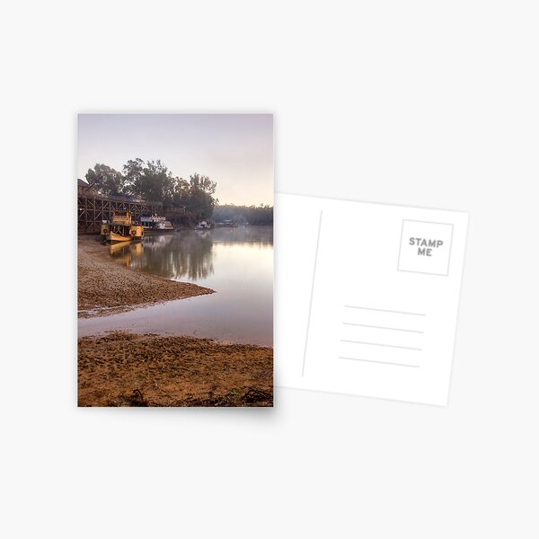 Item preview, First Light at the Port of Echuca, Victoria designed and sold by ChristineJayne.