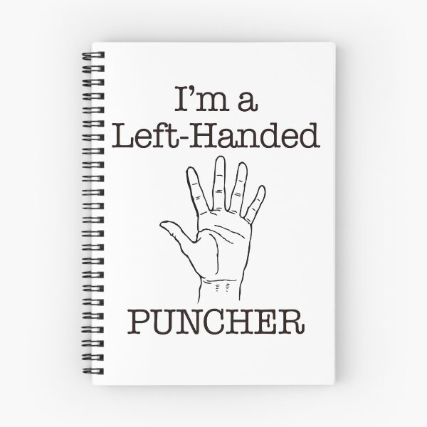 Item preview, Funny Left Handed Puncher or Boxer Tee Design designed and sold by engineram.