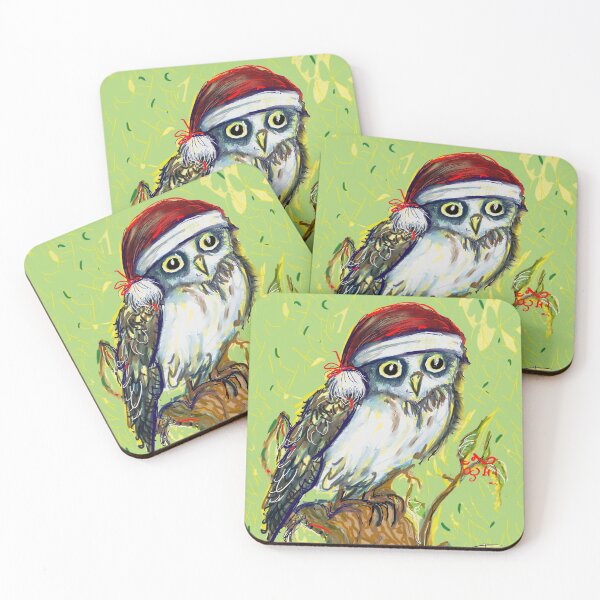 Item preview, Baby Owl;- Card Eight of Xmas Series/Bush Bambinos’ designed and sold by Julie Fearns-Pheasant.