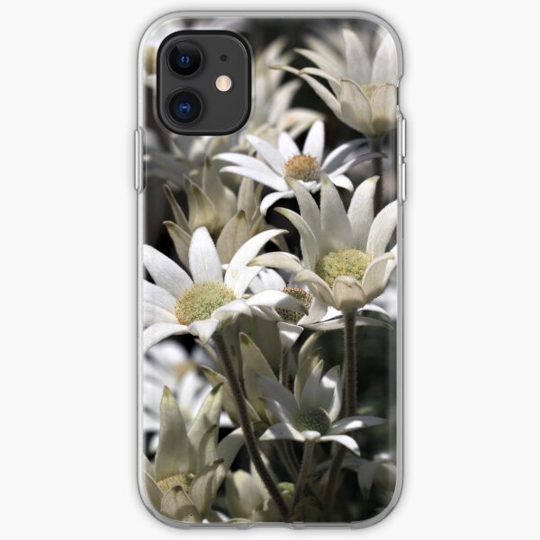 Flock of Flannel Flowers iPhone Soft Case