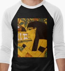 Egyptian Art Pattern Men's Baseball ¾ T-Shirt
