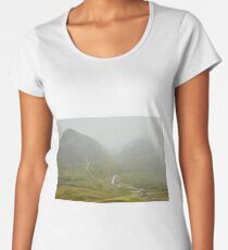 The Three Sisters of Glencoe, Scotland Women's Premium T-Shirt