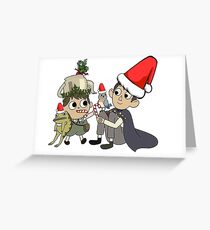Garden Wall Greeting Card