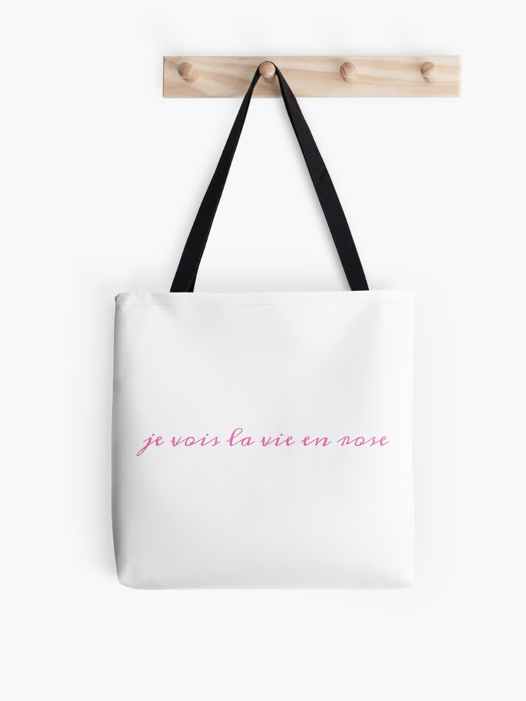 La Vie En Rose A Star Is Born Tote Bag By Alexandramaexo Redbubble