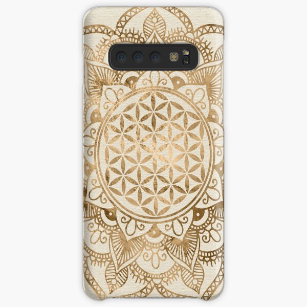 Flower of Life in Lotus - pastel golds and canvas Samsung Galaxy Snap Case
