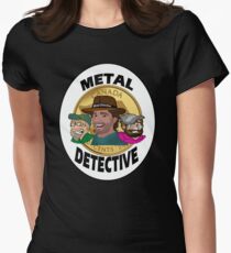 Metal Detective Women's Fitted T-Shirt