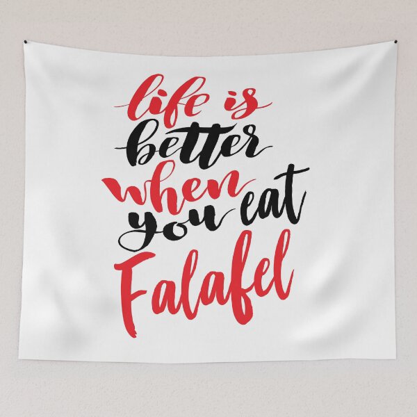Item preview, Life is Better When You Eat Falafel designed and sold by ProjectX23.
