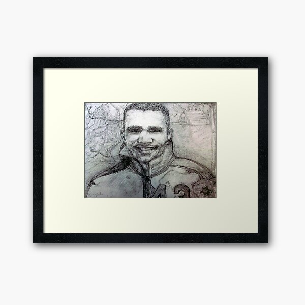 Johnny Bright --The Edmonton Eskimos 1959 Framed Art Print