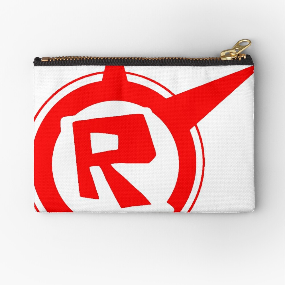 Roblox Logo Remastered Zipper Pouch By Lukaslabrat Redbubble - badcc roblox shoulder pet