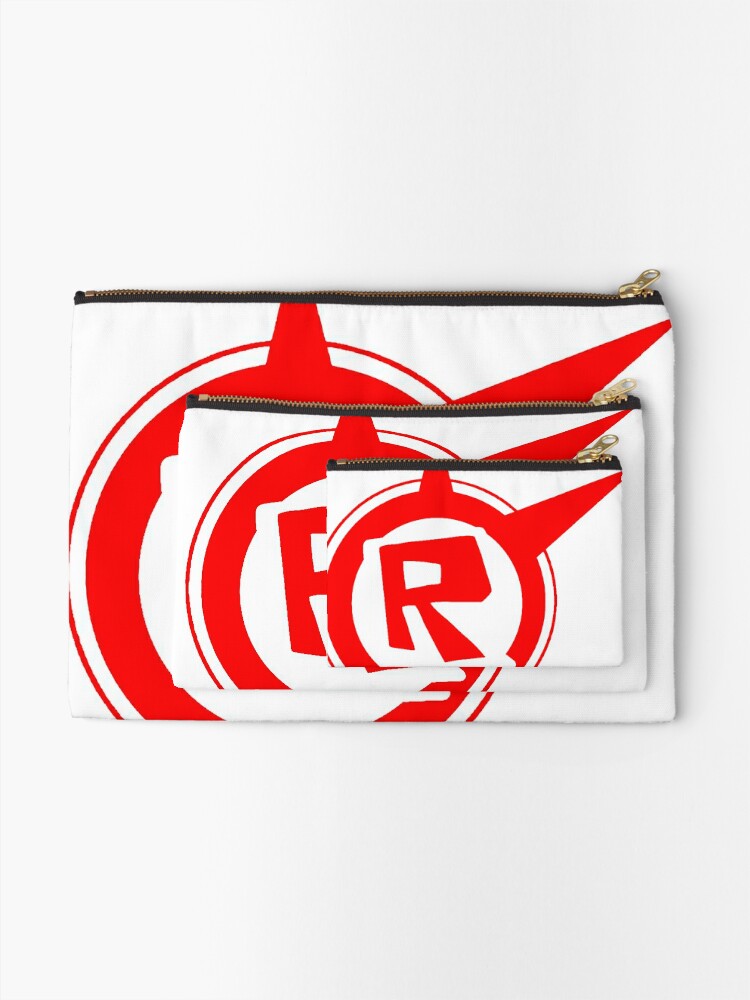 Roblox Logo Remastered Zipper Pouch By Lukaslabrat Redbubble - roblox logo remastered floor pillow by lukaslabrat redbubble