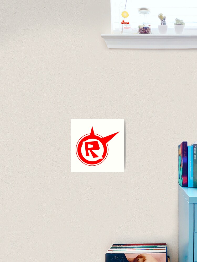 Roblox Logo Remastered Art Print By Lukaslabrat Redbubble - roblox logo remastered floor pillow by lukaslabrat redbubble