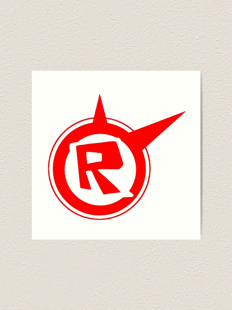 Roblox Logo Remastered Art Print By Lukaslabrat Redbubble - roblox logo images