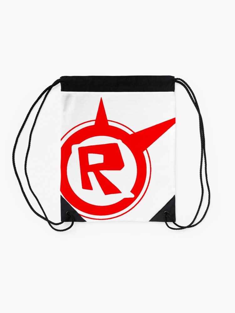 Roblox Logo Remastered Drawstring Bag By Lukaslabrat Redbubble - images of roblox hair on shoulders