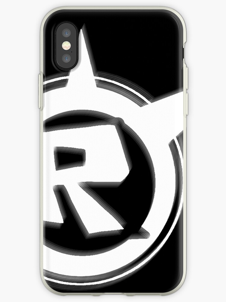 Roblox Logo Remastered Black Iphone Case By Lukaslabrat - how to be all black in roblox mobile