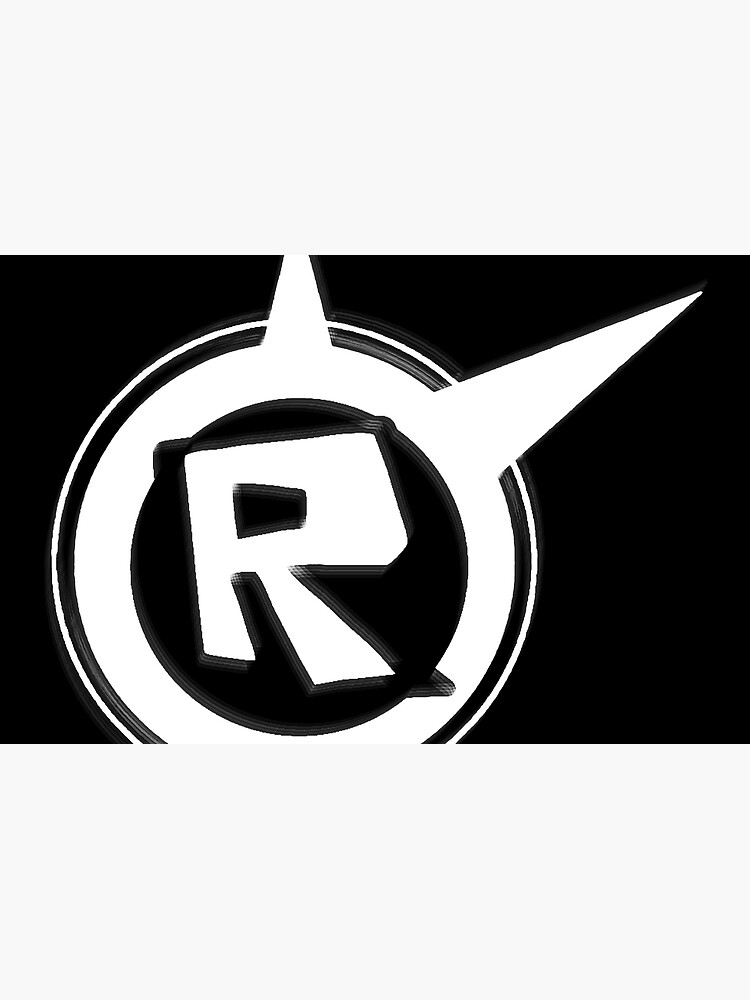 Roblox Logo Remastered Black Laptop Skin By Lukaslabrat Redbubble - roblox symbol black