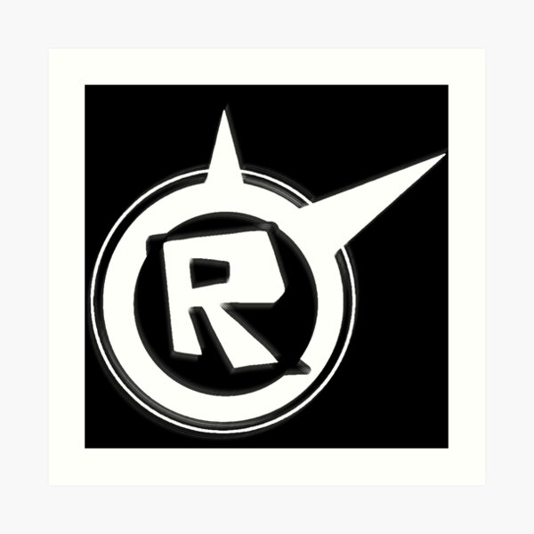 Roblox Logo Remastered Art Print By Lukaslabrat Redbubble - roblox rat logo logodix