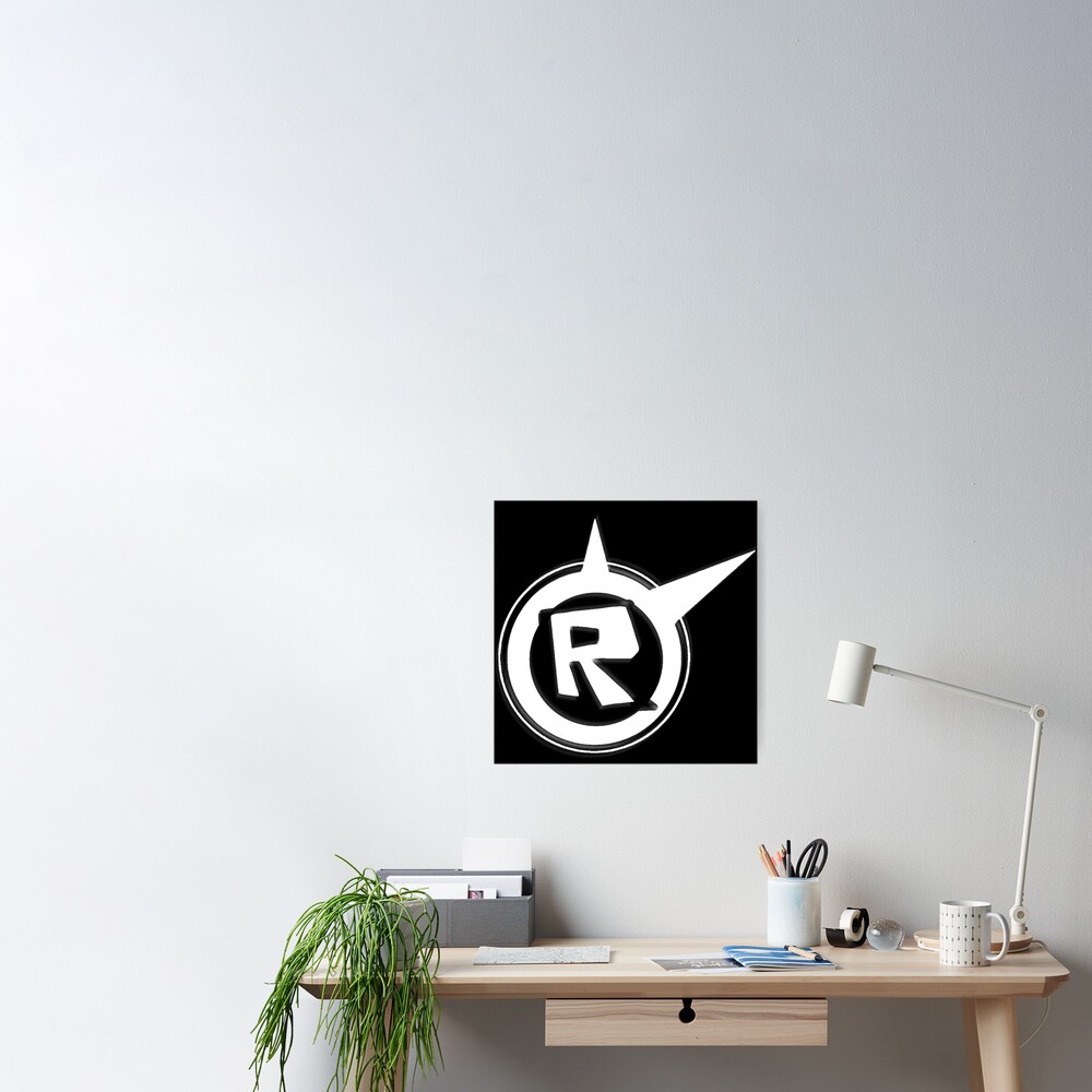 Roblox Logo Remastered Black Poster By Lukaslabrat Redbubble - roblox logo remastered black laptop sleeve by lukaslabrat