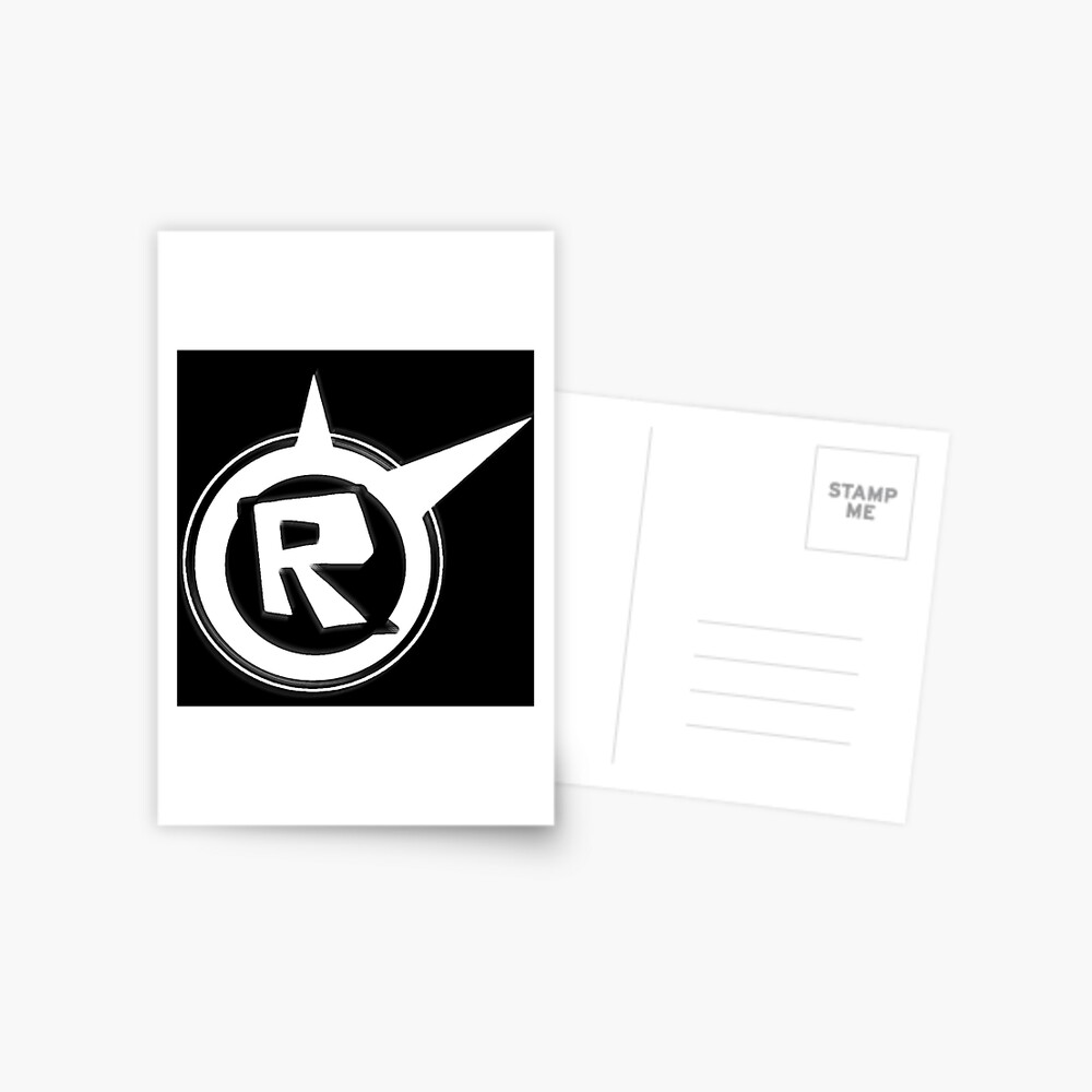 Roblox Logo Remastered Black Greeting Card By Lukaslabrat Redbubble - roblox logo remastered hardcover journal by lukaslabrat redbubble