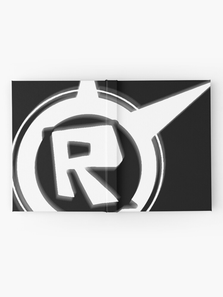 Roblox Logo Remastered Black Hardcover Journal - roblox hoodie strings black