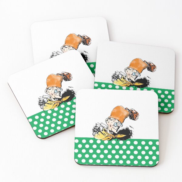 Item preview, Schneider Böck illustration, fun polka dot pattern designed and sold by Mauswohn.