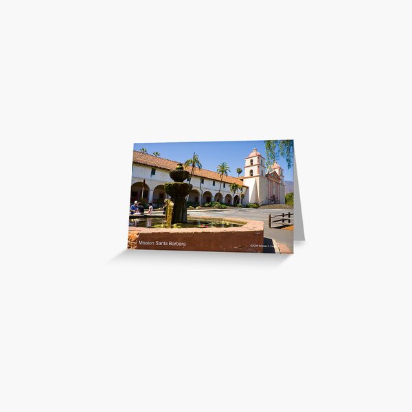 Mission Santa Barbara Greeting Card