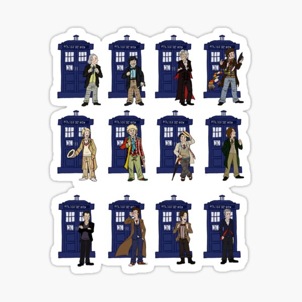 The Male Doctors Sticker