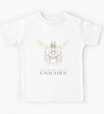 Unicorn Gundam EdgeArt Kids T-Shirt