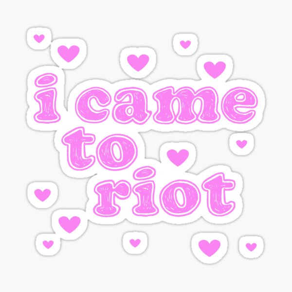 Vista previa del artículo con la obra «Vine a Riot», diseñado y vendido por SerpentSkyArts.