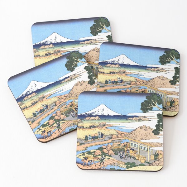Item preview, The Tea plantation of Katakura in Suruga Province by Katsushika Hokusai designed and sold by Takeda-art.