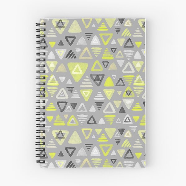 Item preview, Summer Yellow Triangles on Grey designed and sold by micklyn.