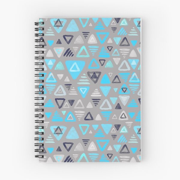 Item preview, Summer Turquoise Triangles on Grey designed and sold by micklyn.
