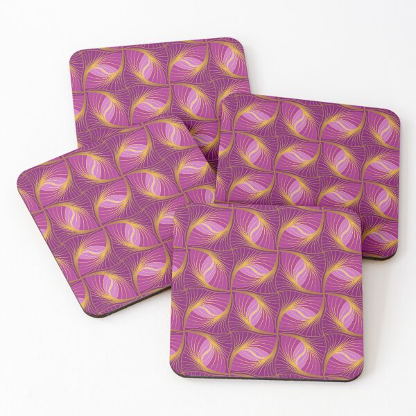 Item preview, Pink and Gold Dream -  Abstract Geometric Pattern by Amanda M Lucas designed and sold by Amanda Lucas.