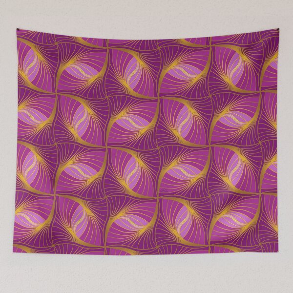 Item preview, Pink and Gold Dream -  Abstract Geometric Pattern by Amanda M Lucas designed and sold by Amanda Lucas.