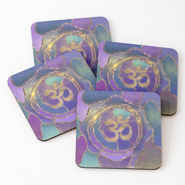 Item preview, Om Symbol Golden and Paint texture  designed and sold by Nartissima.