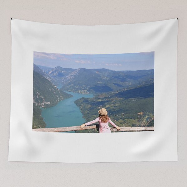 Item preview, little girl enjoys the view from the viewpoint Tara mountain  designed and sold by goceris.