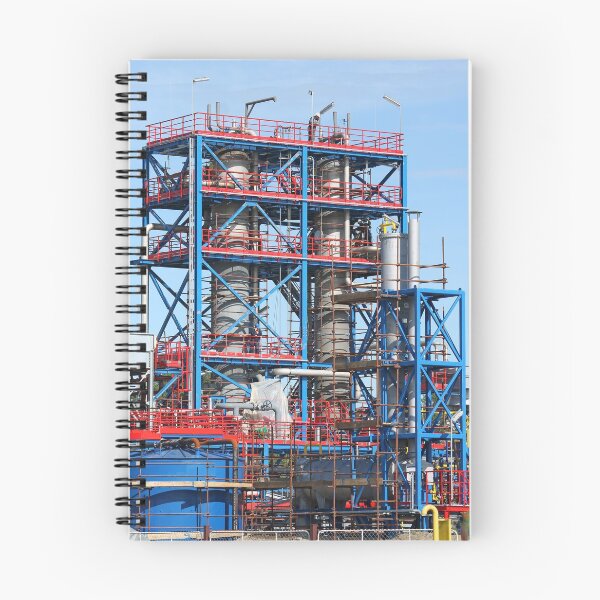 Item preview, New refinery construction site with workers designed and sold by goceris.